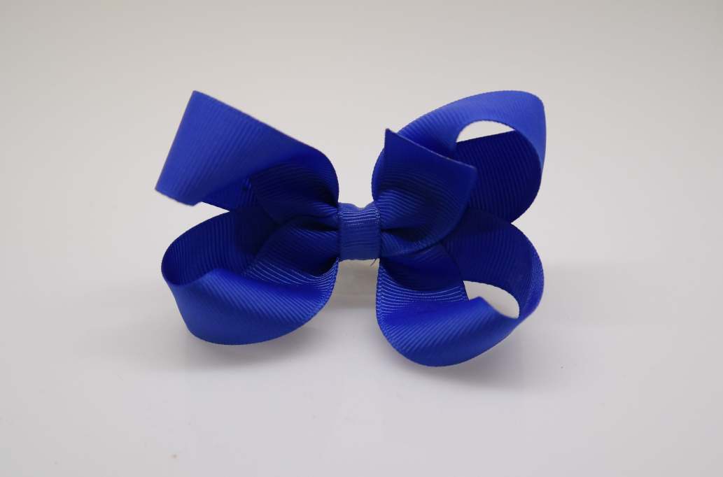 Large bowtique hair Bow with colors  Royal